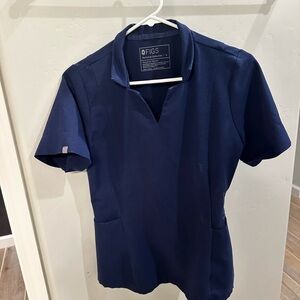 FIGS Navy Scrub Top